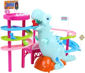 Function for Toddlers VICASKY raw World Dinosaur Toys Dinosaur Slide Toy Set Music 