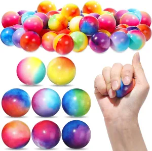 Galaxy Stress Balls Bulk for Kids 1.57'' Sensory Stress Squeeze Foam Balls Gradient Color Space Theme for Adult Decompression Toys Party Supplies Birthday Gift aggregation nocturnal roost Carnival Class Reward Meooeck 144 Pcs 