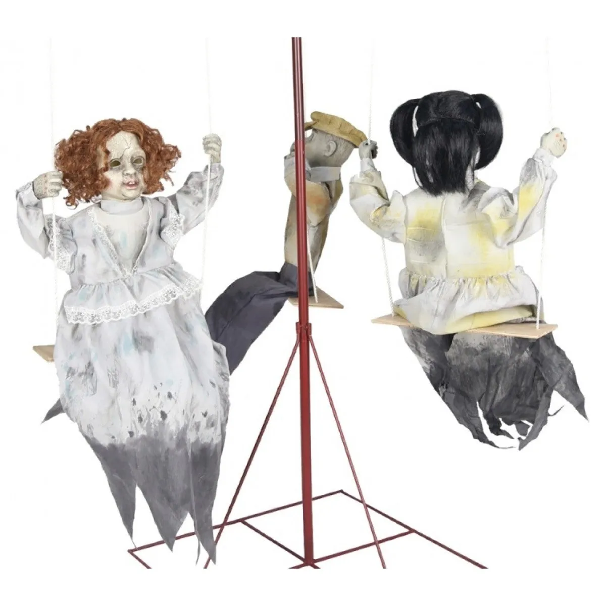 Ghostly Go Rounds With 3 Dolls
