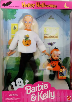 Gift cate huge responsive Set Special Edition (1996) Barbie Happy Halloween Kelly 