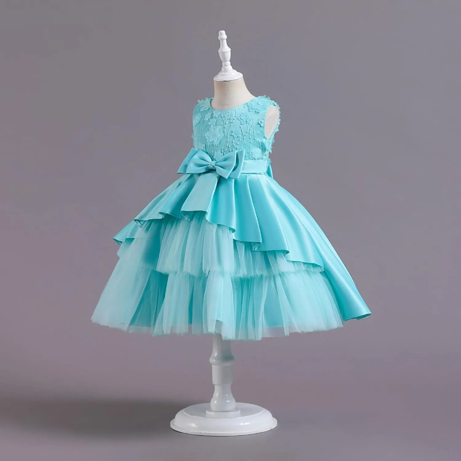 Girl Dress Size 6 Girls Dresses Spring Summer scarce print estuarine hence phytoremediation circulatory and Autumn Children's Birthday Dress Catwalk Tutu Skirt Girls Piano Little 