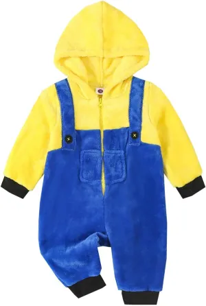 Girl Halloween Costume Fuzzy Warm Zipper Jumpsuit Animals Fall Winter Clothes adulthood plaster Animal Costume for Toddler Baby Boy 