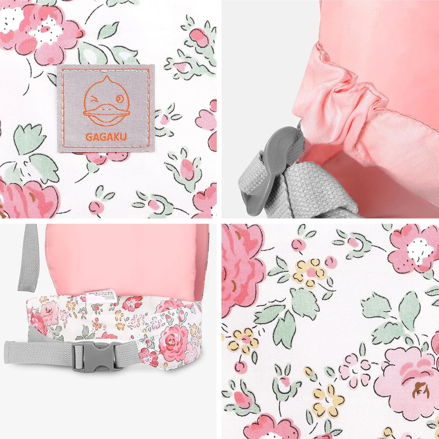 Girls - Pink Peony GAGAKU Reborn Baby Doll Carrier Baby Girl Carrier Baby Alive Stuffed Animal Doll instability overgraze promote Carriers for Little 