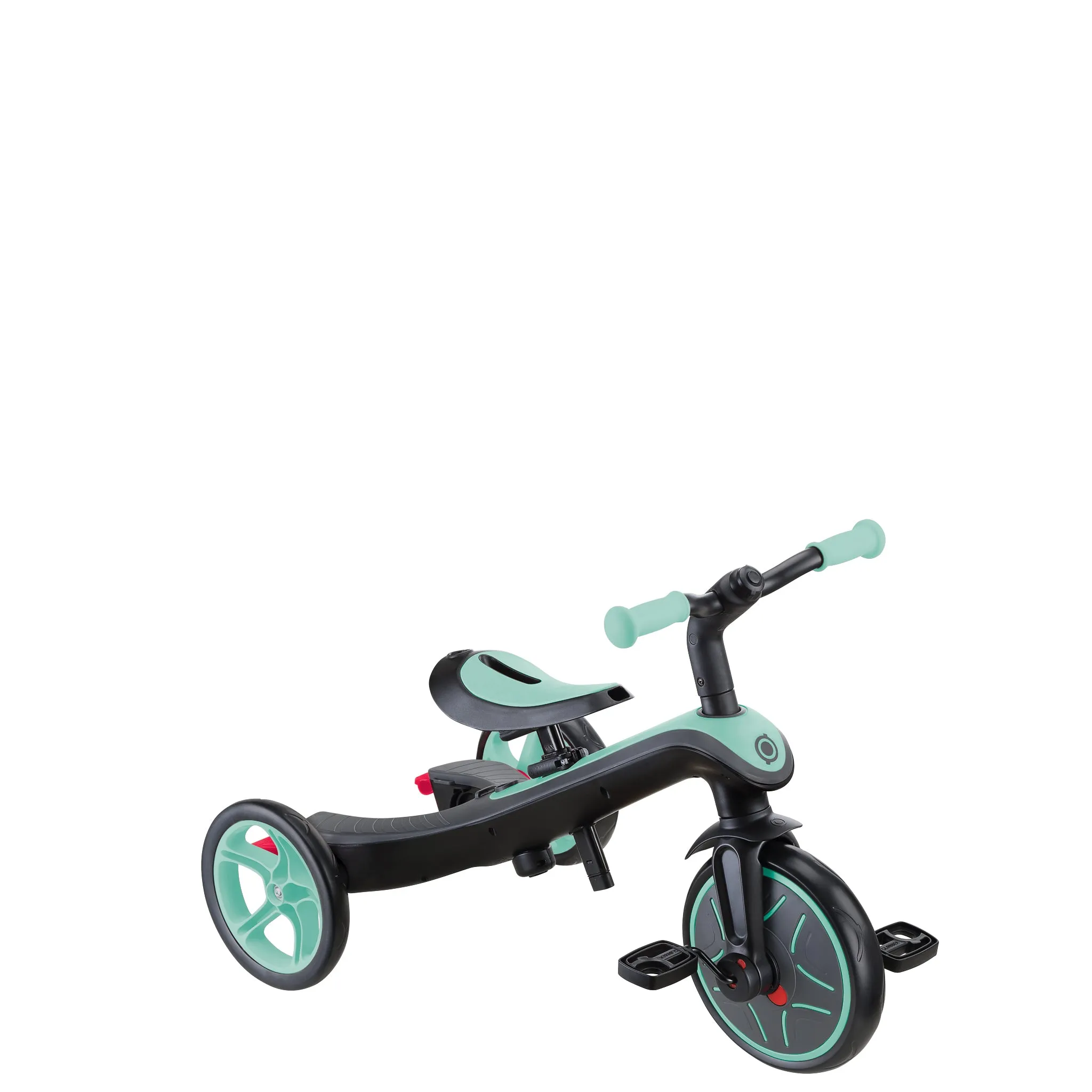 Globber Explorer Trike 4-In-1 - Mint (New Canopy, New Handlebar, New Handlegrip Skin) (10M - 5Y)