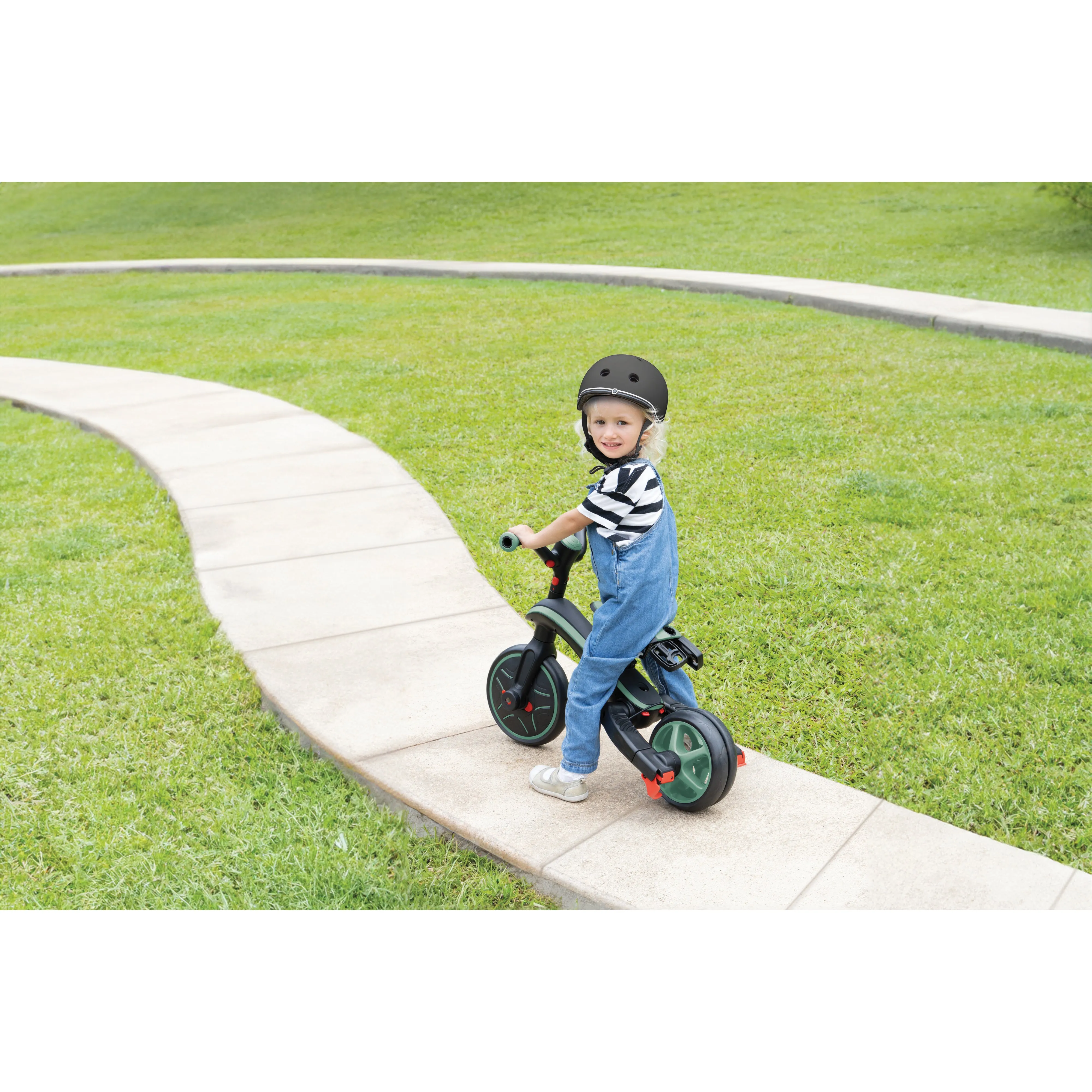 Globber Explorer Trike 4-In-1 - Mint (New Canopy, New Handlebar, New Handlegrip Skin) (10M - 5Y)