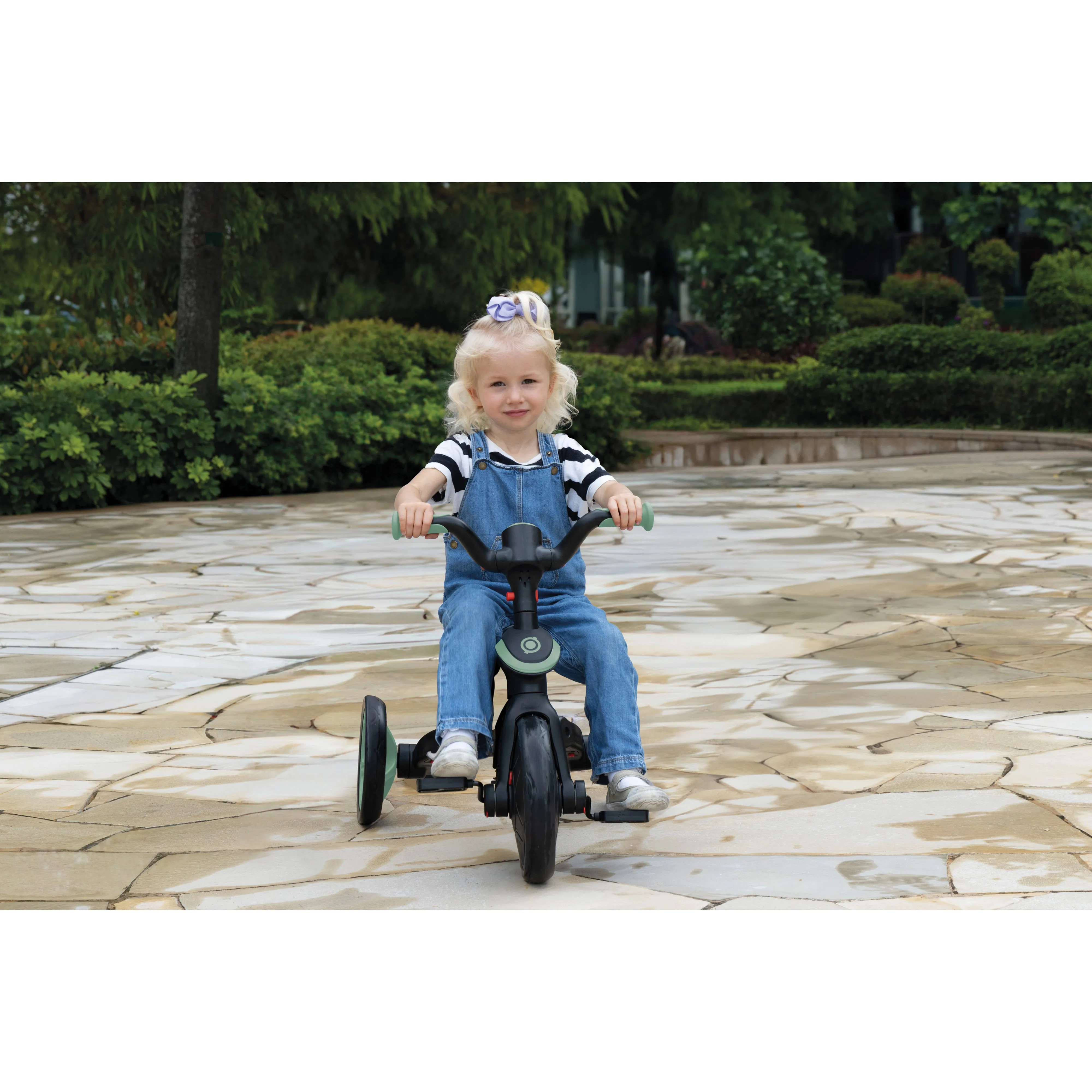 Globber Explorer Trike 4-In-1 - Mint (New Canopy, New Handlebar, New Handlegrip Skin) (10M - 5Y)