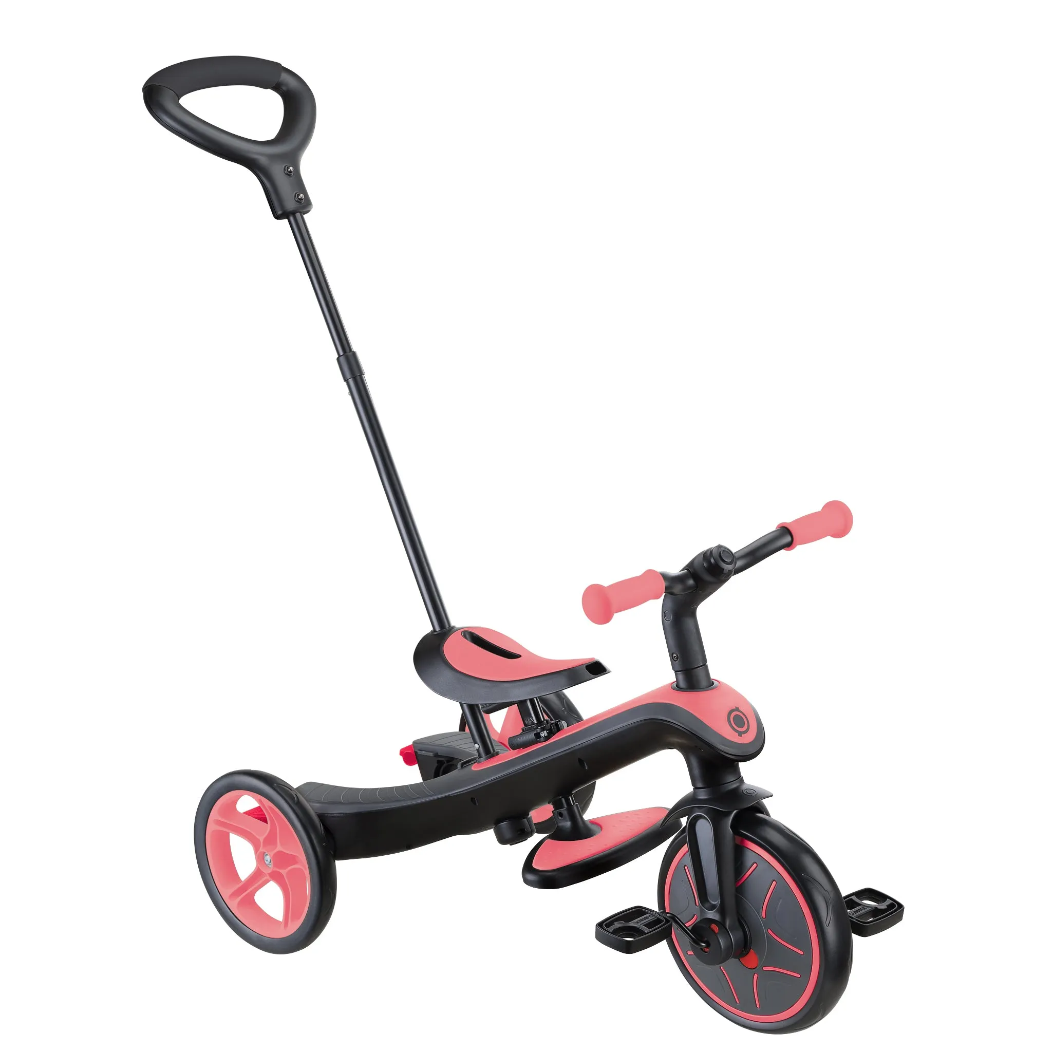 Globber Explorer Trike 4-In-1 - Pink (New Canopy, New Handlebar, New Handlegrip Skin) (10M - 5Y)