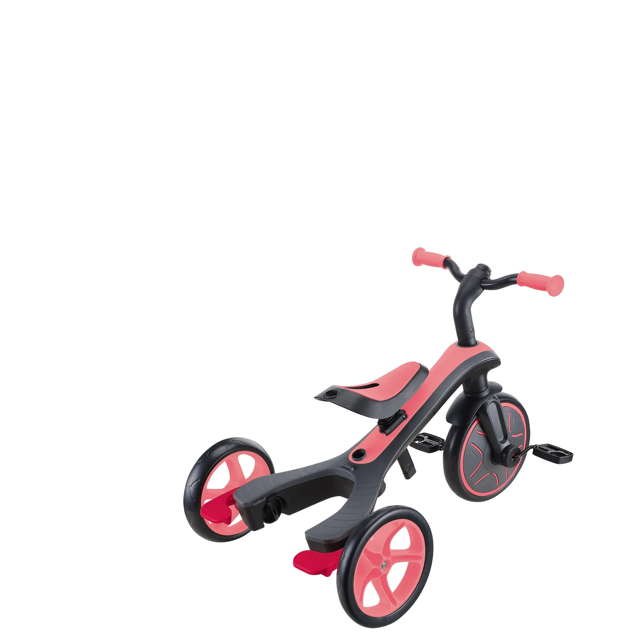Globber Explorer Trike 4-In-1 - Pink (New Canopy, New Handlebar, New Handlegrip Skin) (10M - 5Y)