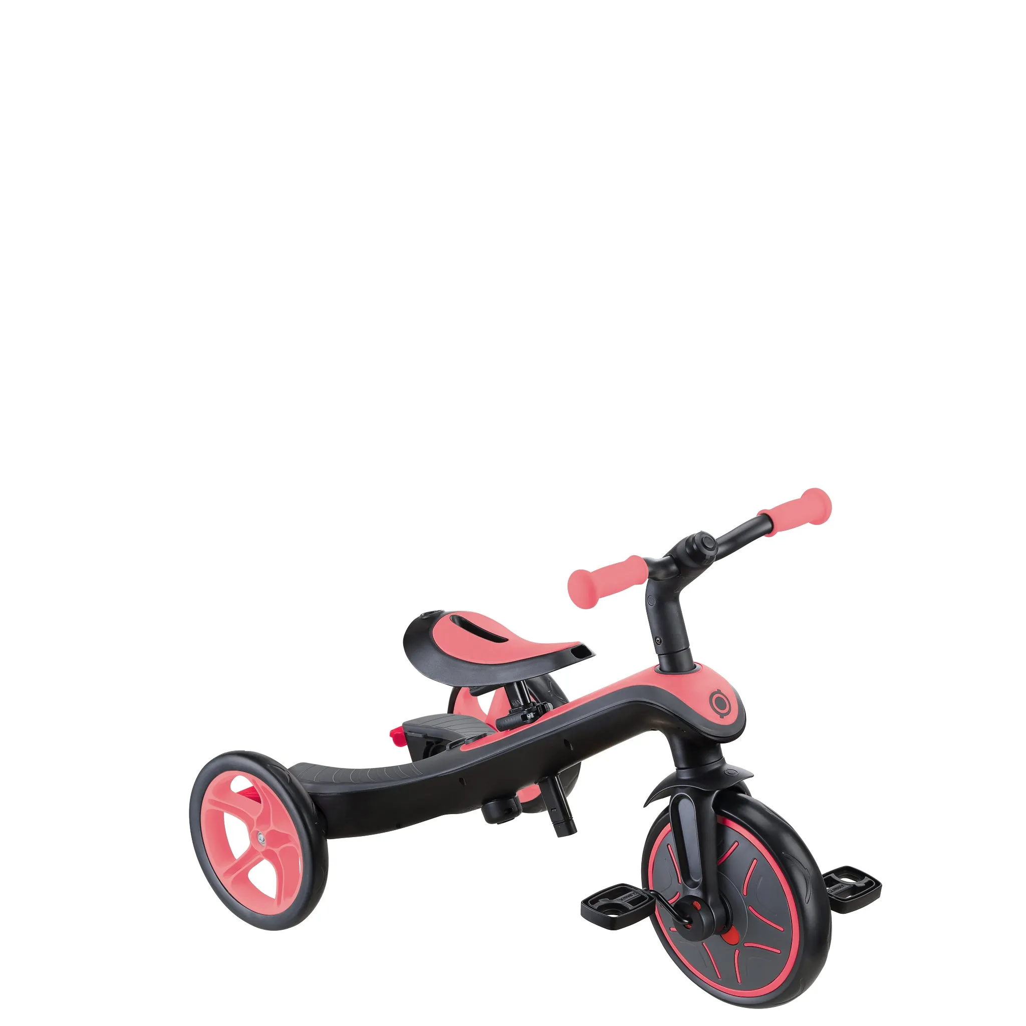 Globber Explorer Trike 4-In-1 - Pink (New Canopy, New Handlebar, New Handlegrip Skin) (10M - 5Y)
