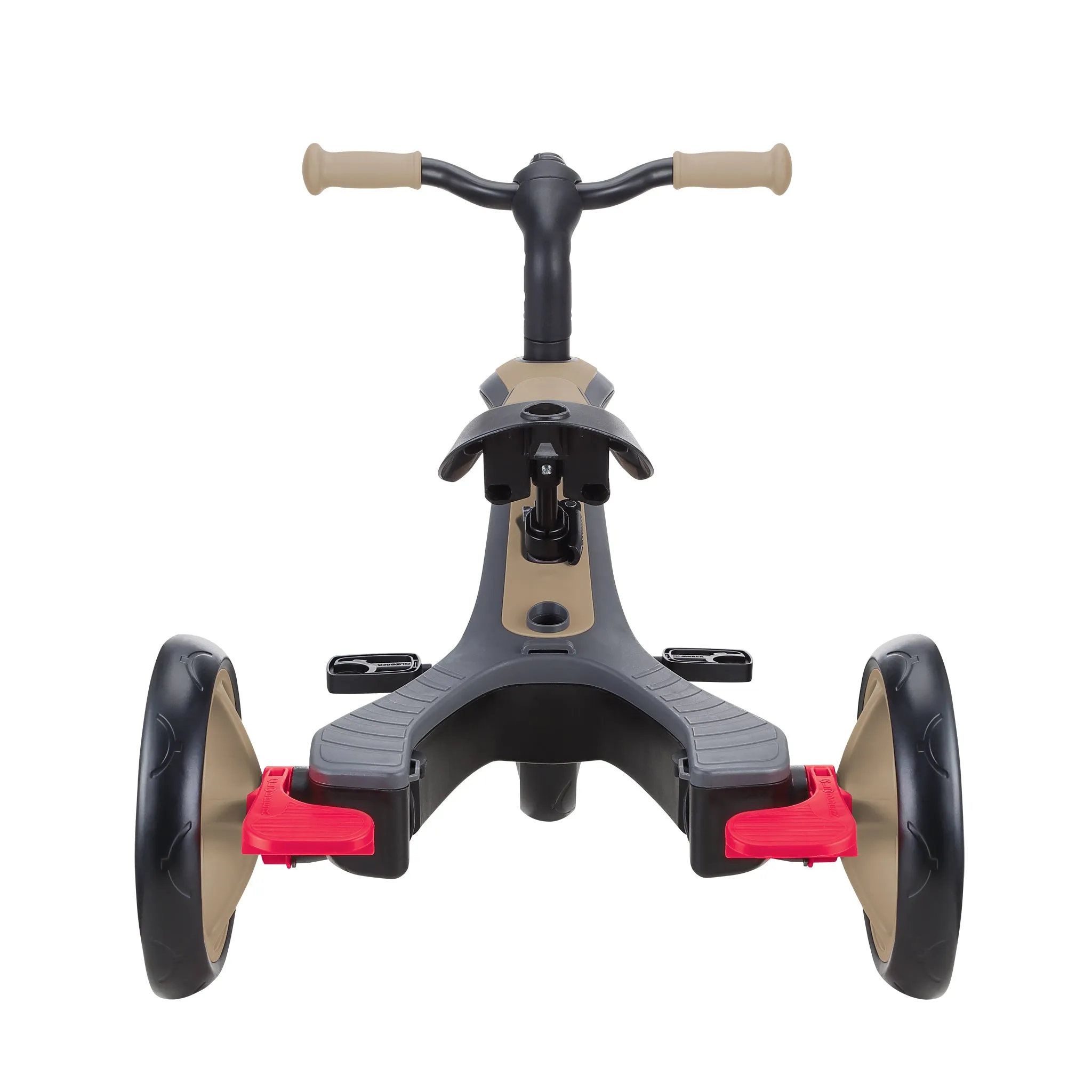 Globber Explorer Trike 4-In-1 - Sand (New Canopy, New Handlebar, New Handlegrip Skin) (10M - 5Y)