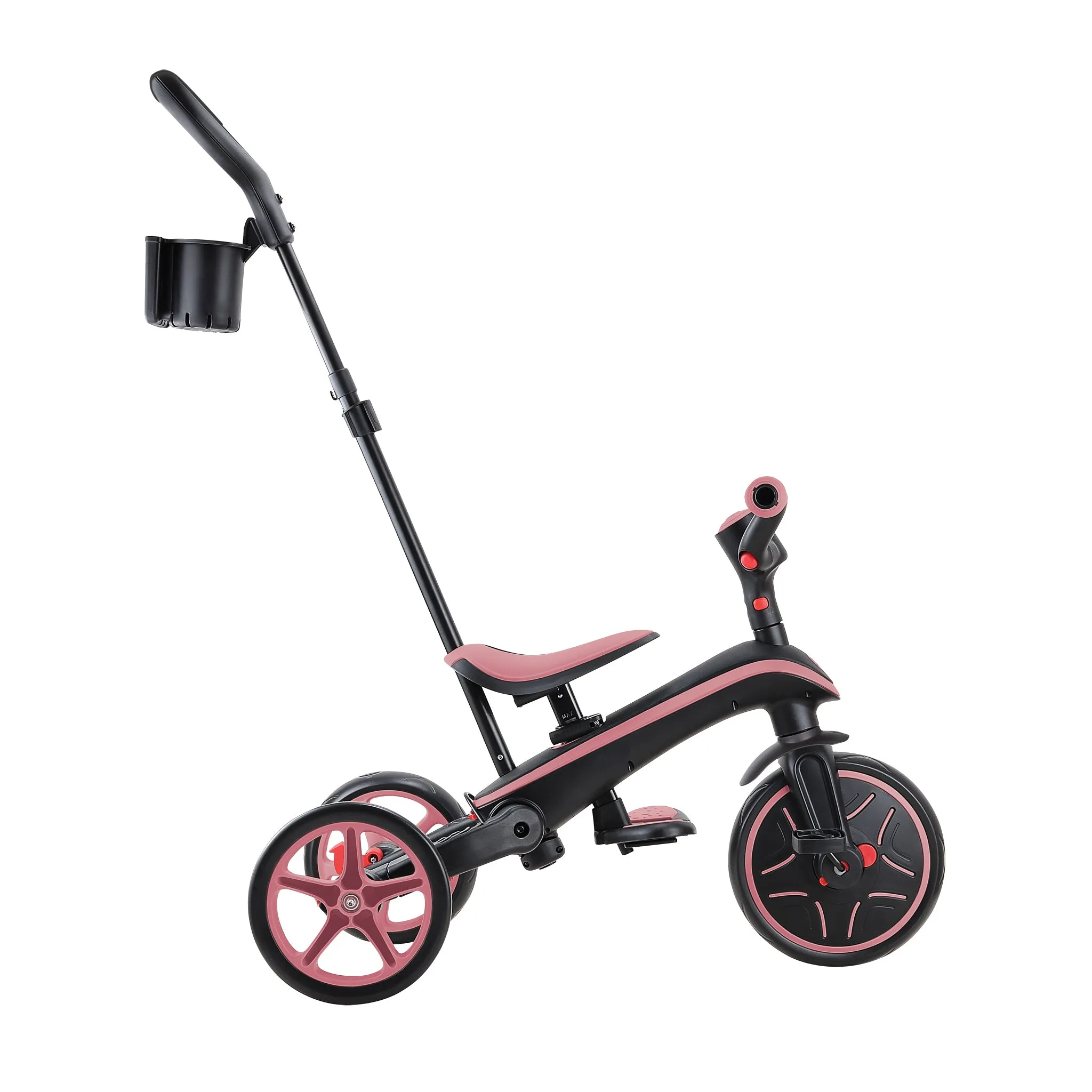 Globber Explorer Trike Foldable 4-In-1 - Pink (10M - 5Y)