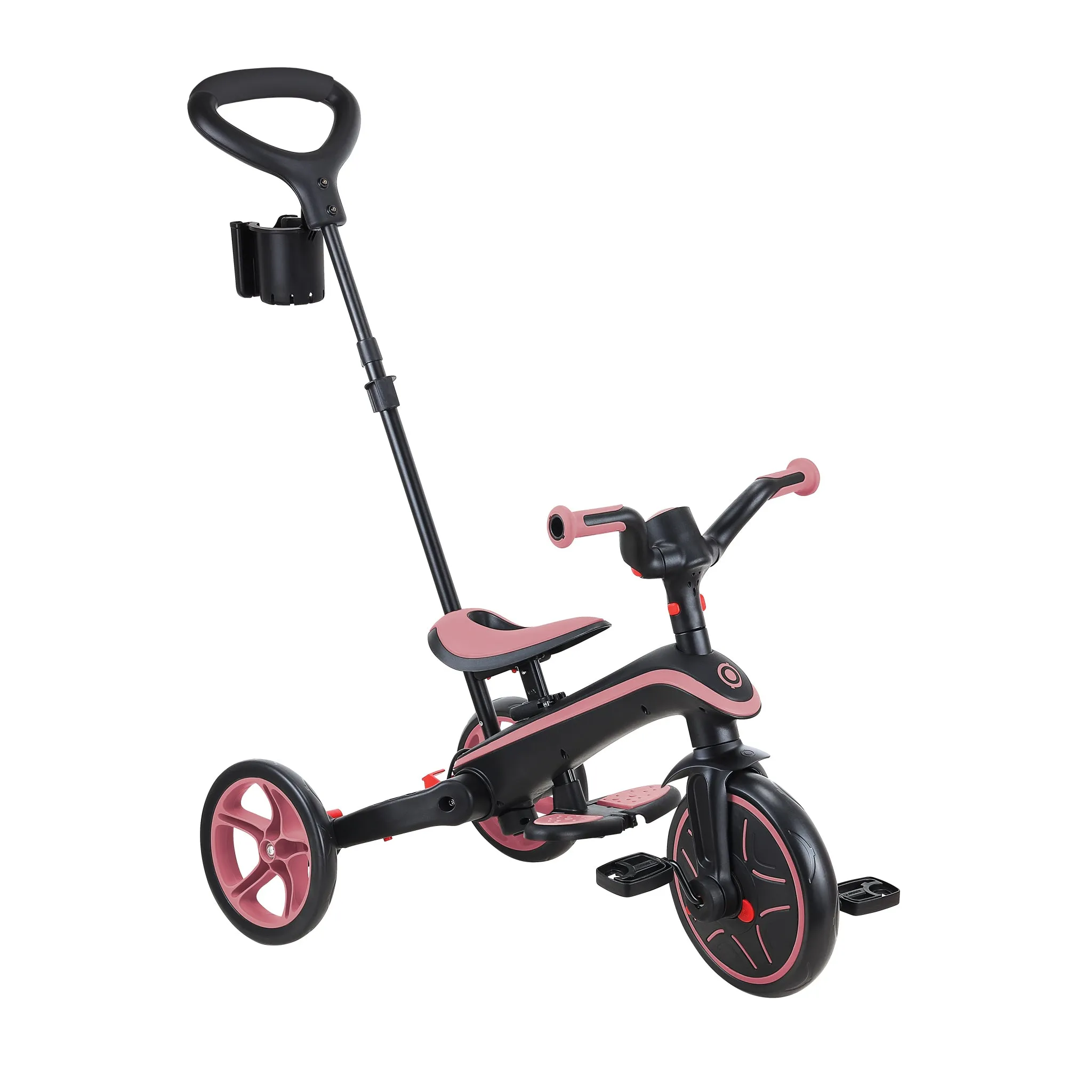 Globber Explorer Trike Foldable 4-In-1 - Pink (10M - 5Y)