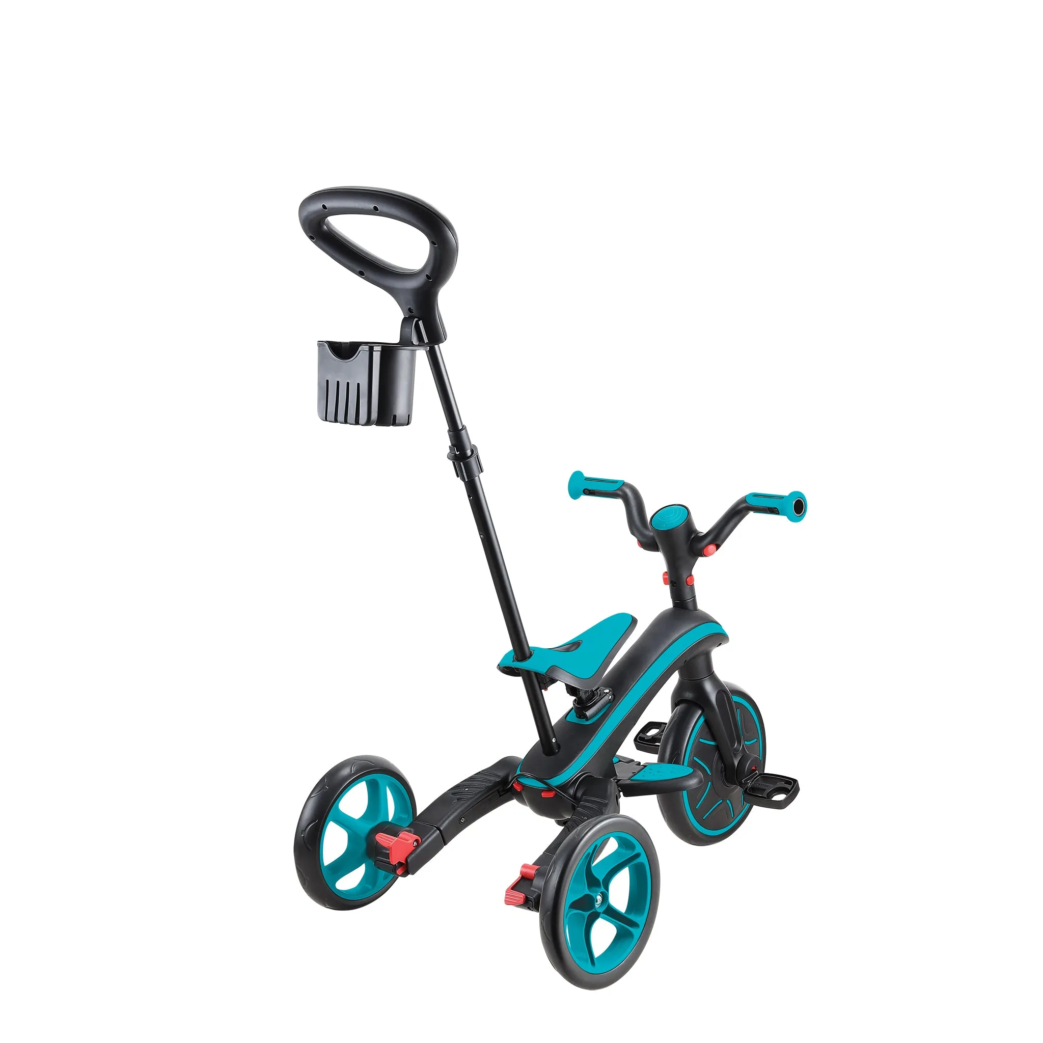 Globber Explorer Trike Foldable 4-In-1 - Teal (10M - 5Y)
