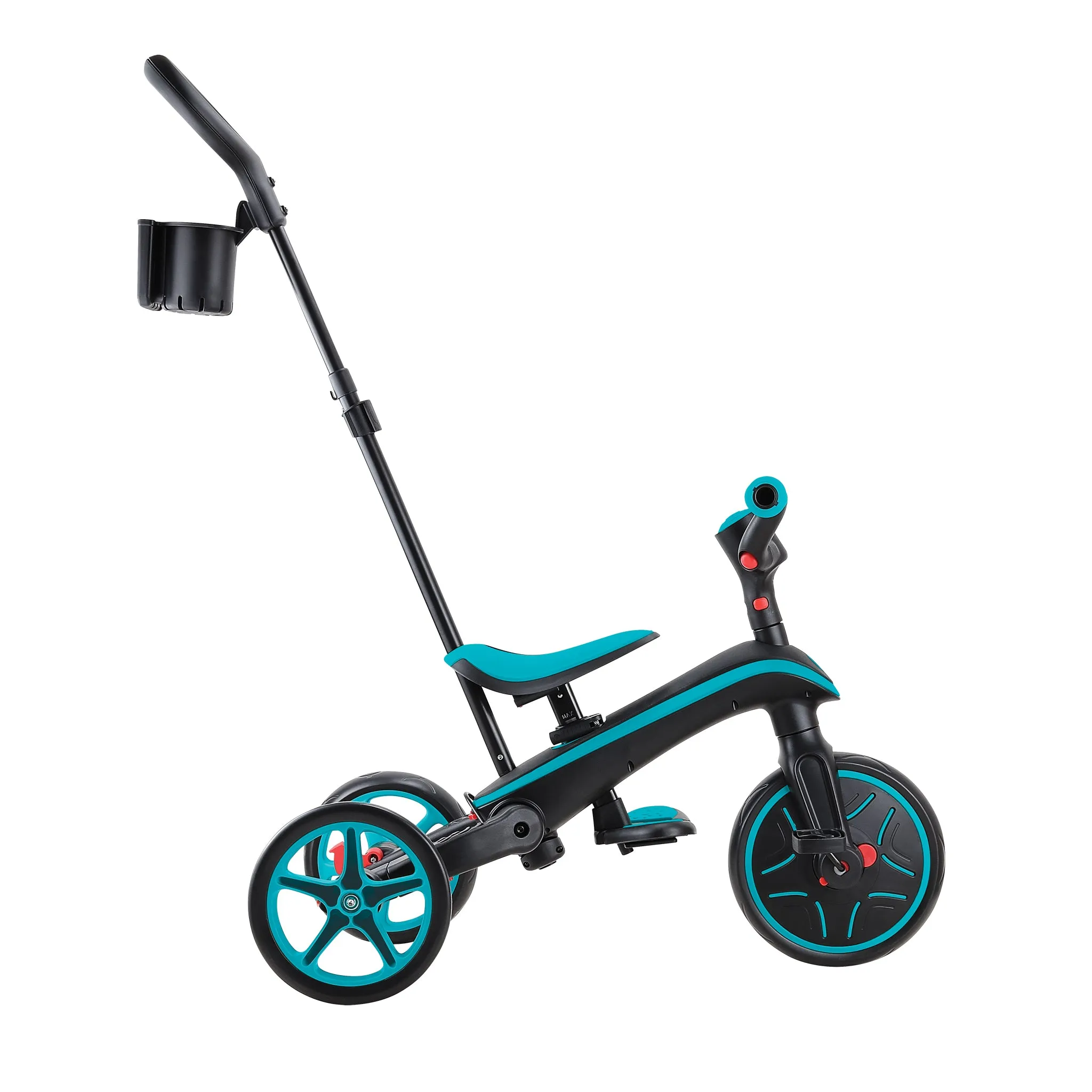 Globber Explorer Trike Foldable 4-In-1 - Teal (10M - 5Y)