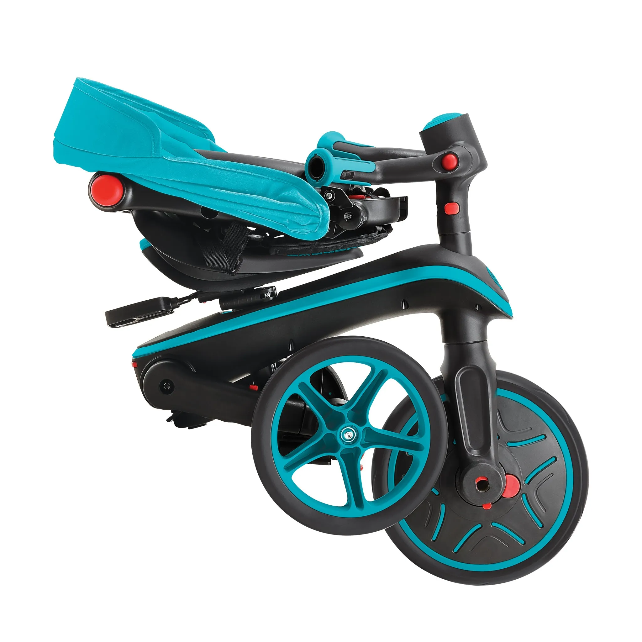 Globber Explorer Trike Foldable 4-In-1 - Teal (10M - 5Y)