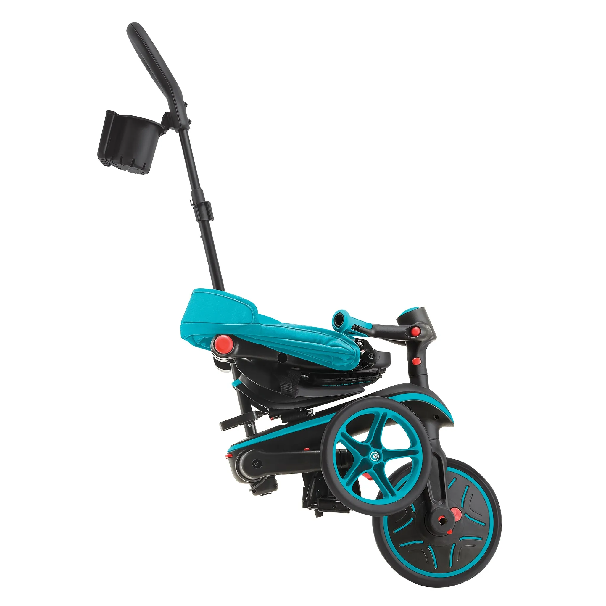 Globber Explorer Trike Foldable 4-In-1 - Teal (10M - 5Y)