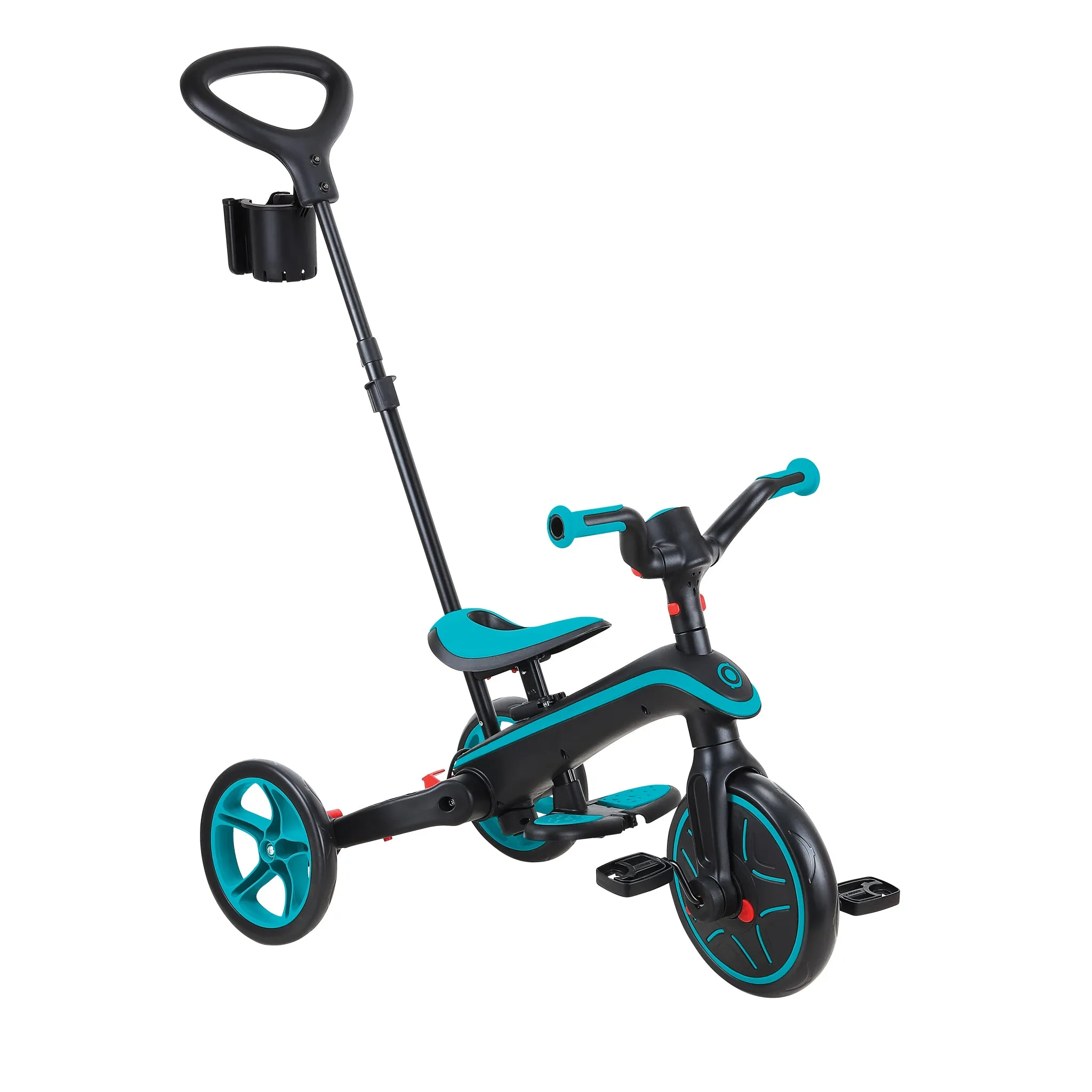 Globber Explorer Trike Foldable 4-In-1 - Teal (10M - 5Y)