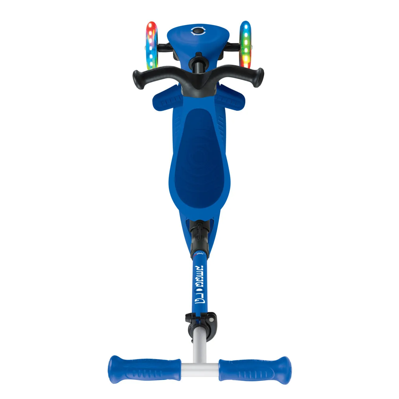 Globber Go Up Active Lights Foldable Scooter - Navy Blue / Dark Navy Blue (15M - 9Y )