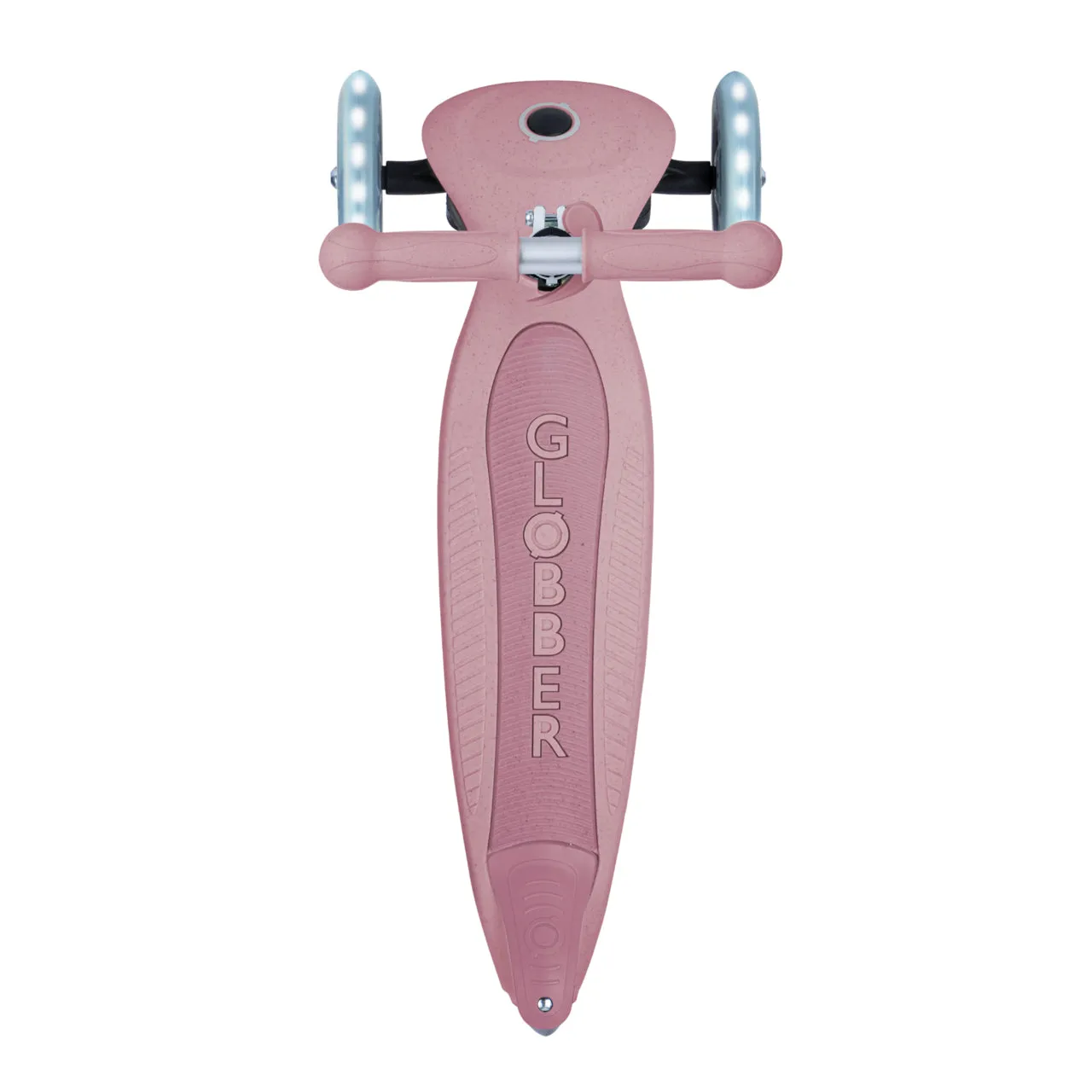 Globber Junior Foldable Lights Ecologic Scooter - Berry (2Y )