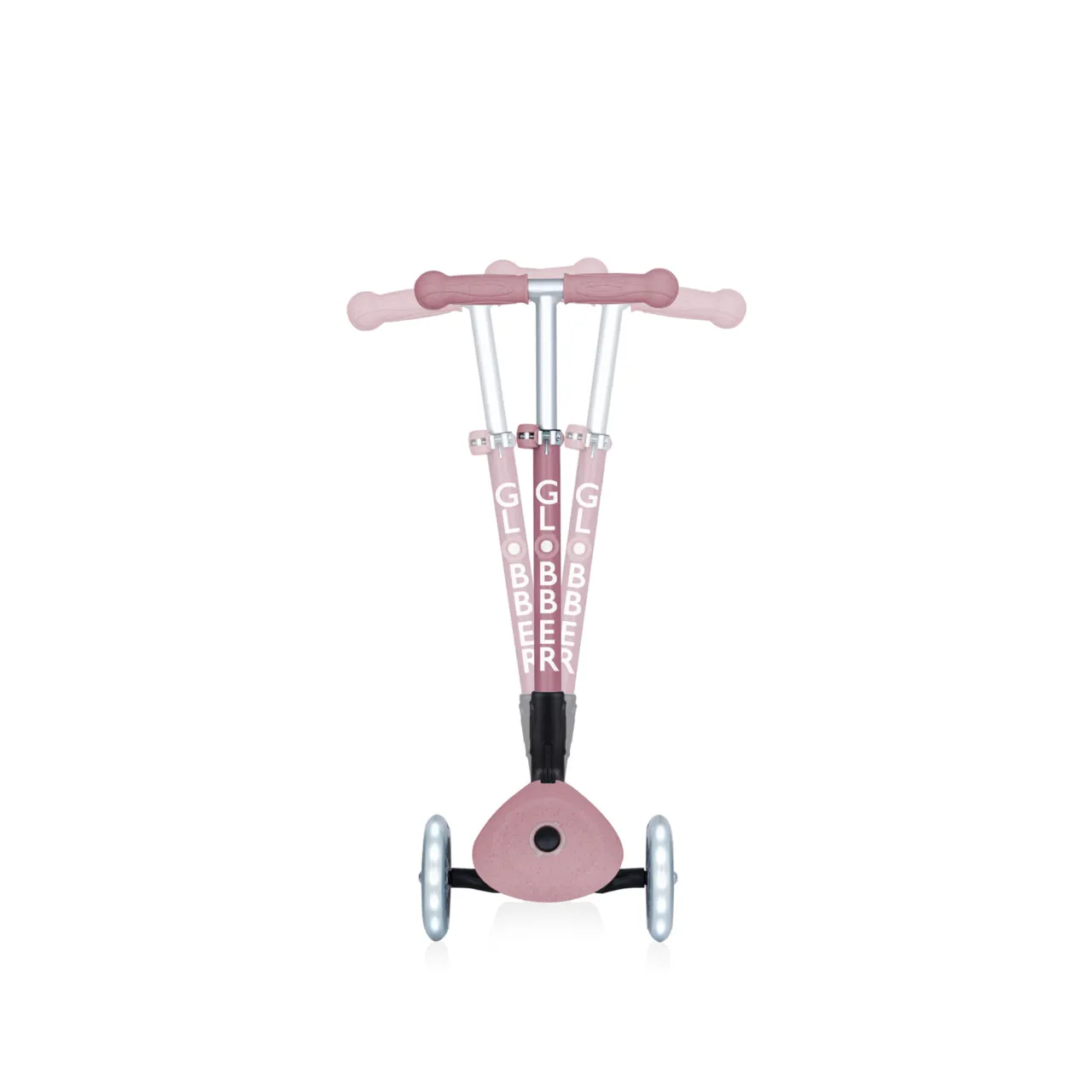Globber Junior Foldable Lights Ecologic Scooter - Berry (2Y )