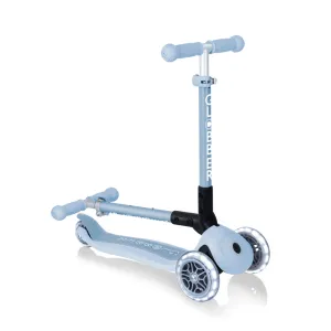 Globber Junior Foldable Lights Ecologic Scooter - Blueberry (2Y )