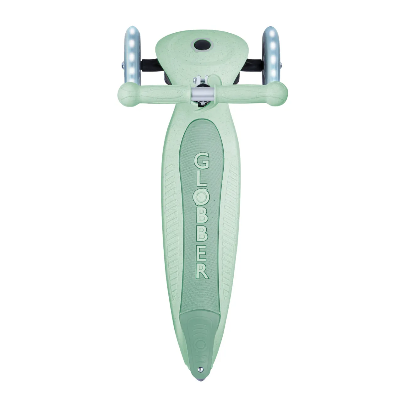 Globber Junior Foldable Lights Ecologic Scooter - Pistachio (2Y )