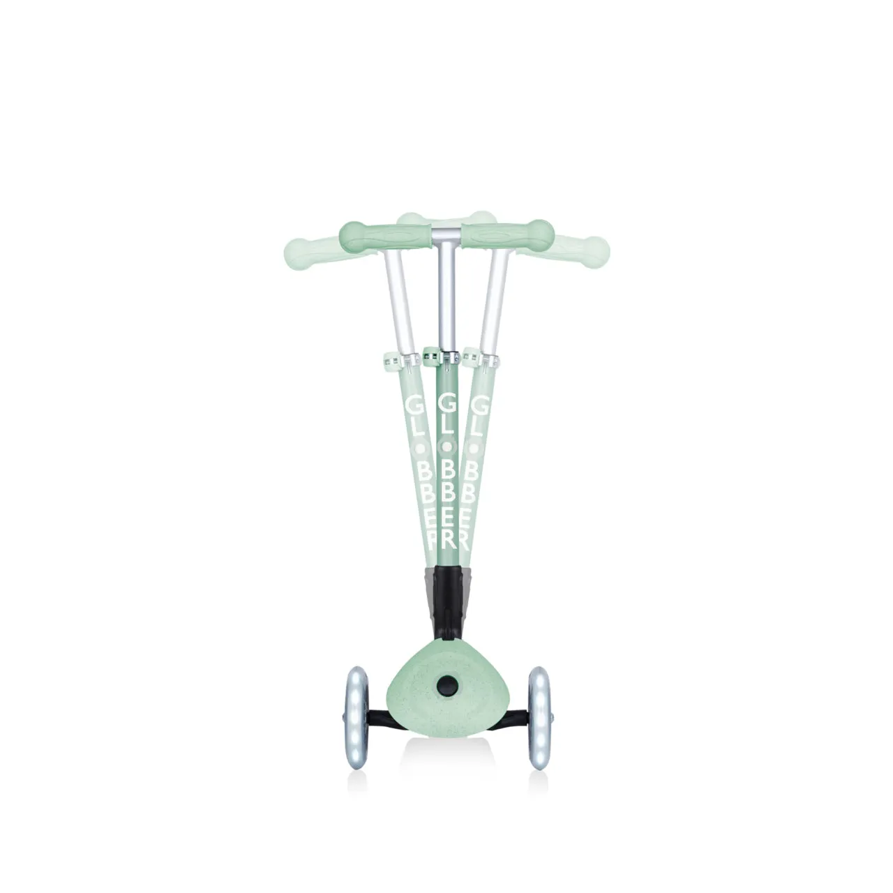 Globber Junior Foldable Lights Ecologic Scooter - Pistachio (2Y )