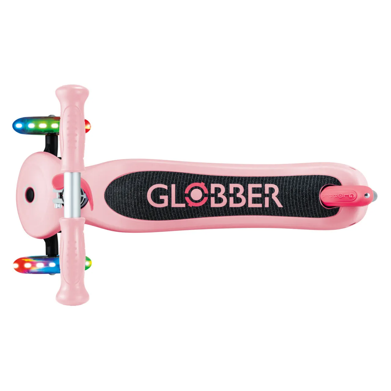 Globber Primo Lights V2 Scooter - Pastel Pink / Coral Pink (3 - 7Y )