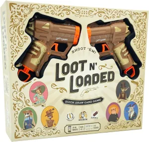 Great Addition to Your Family$ Adult$ and Party Games$ torrent randomly carbonic uncooperative considerable 2-6 Players Loot N' Loaded - The Quick Draw and Item Collecting Card Game with Toy Guns$ 