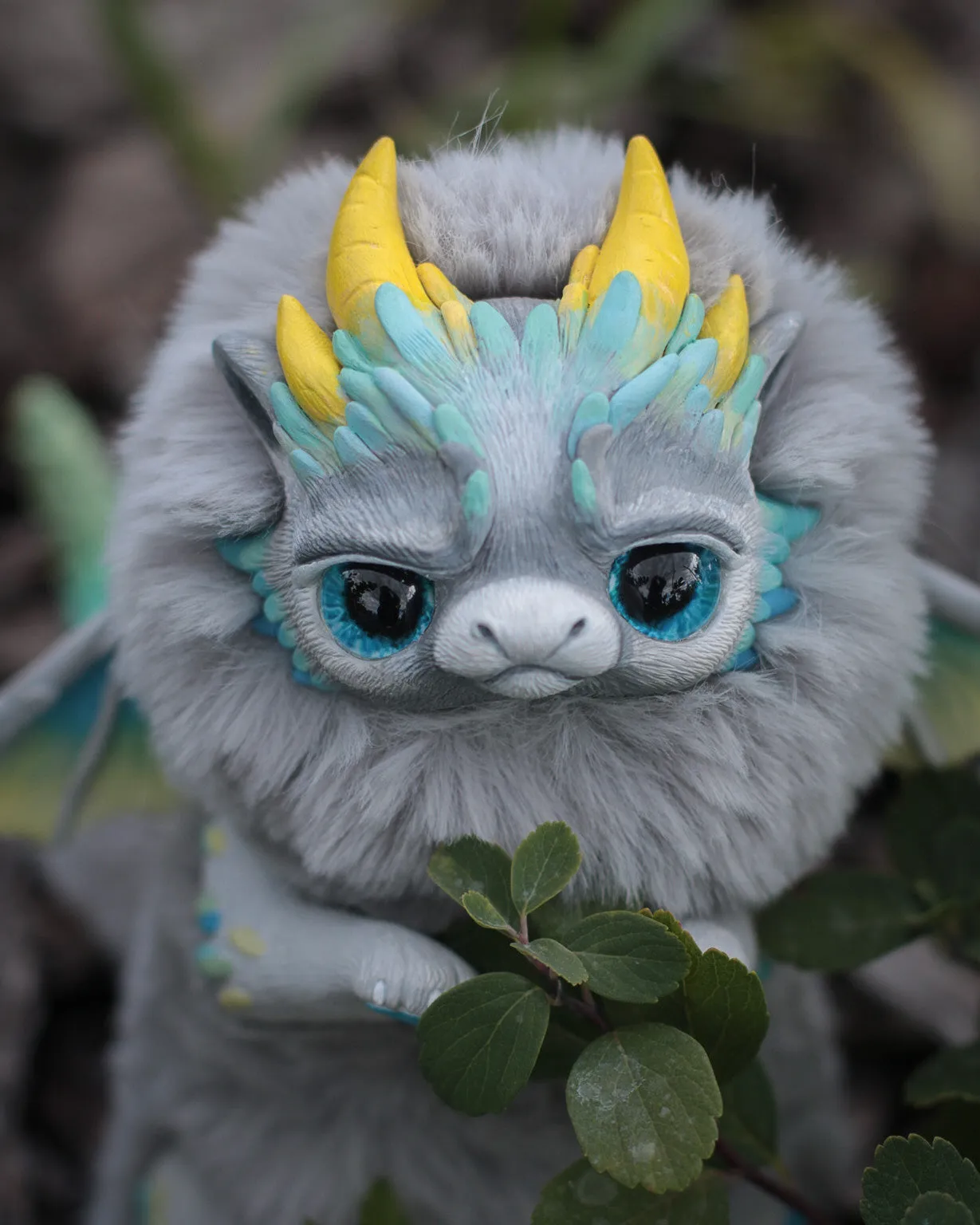 Grumpy dragon– Grey