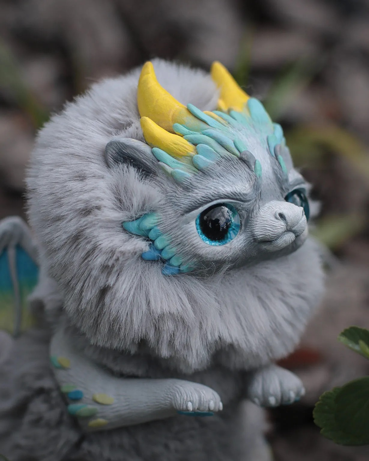 Grumpy dragon– Grey