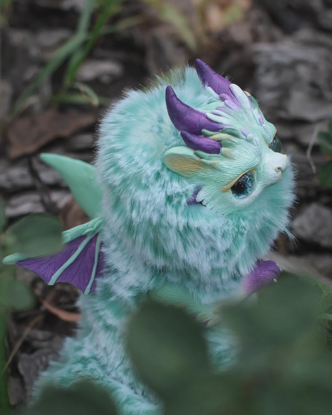 Grumpy dragon– Mint