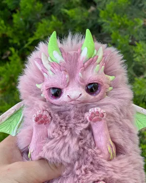 Grumpy dragon– Pink
