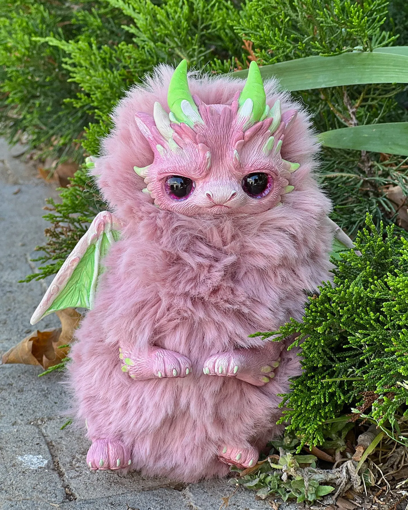 Grumpy dragon– Pink