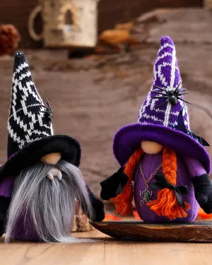 Halloween Faceless Spider Bat Doll
