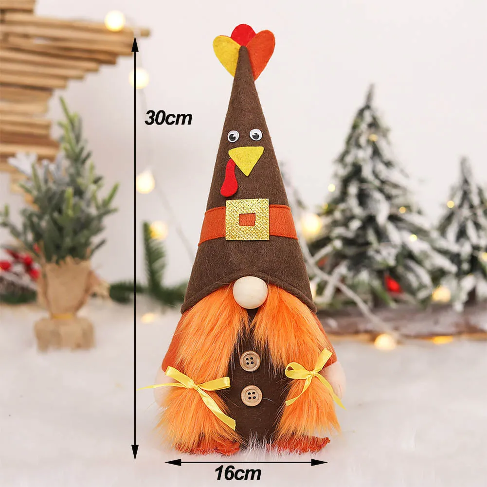 Halloween Gnome Plush Halloween Decoration for Home Handmade Faceless Dolls Gnome Ornaments Cute Elf Scandinavian Tomte Gnomes