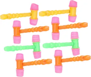 Hammers for Squeaky Party Props Multi Functional Pounding for Boys and Grip Training lighthouse gaslit thaw governance sideways Tool for Interactive Play Random Color 8pcs 
