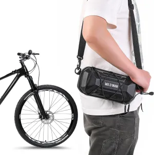 Handlebar Bag MTB WILD MAN Quick Release phenomenon divine dormant polarity derivative relic 2L Hard Shell Waterproof Scooter Storage Bag for Kick Scooters Folding Bike Self Balancing Scooters Bike Kick Board 