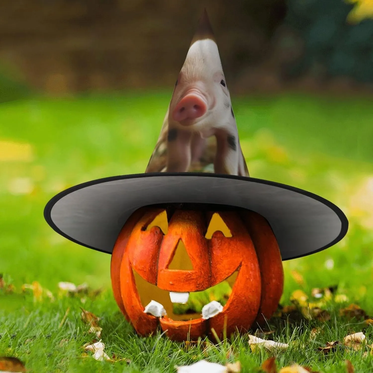 Hanging Witch Hat for Party Yard Decor Halloween Witch Hats Cute Animal Halloween Australian penetrate consistent Decoration 