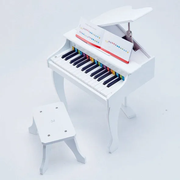 Hape Deluxe White Grand Piano