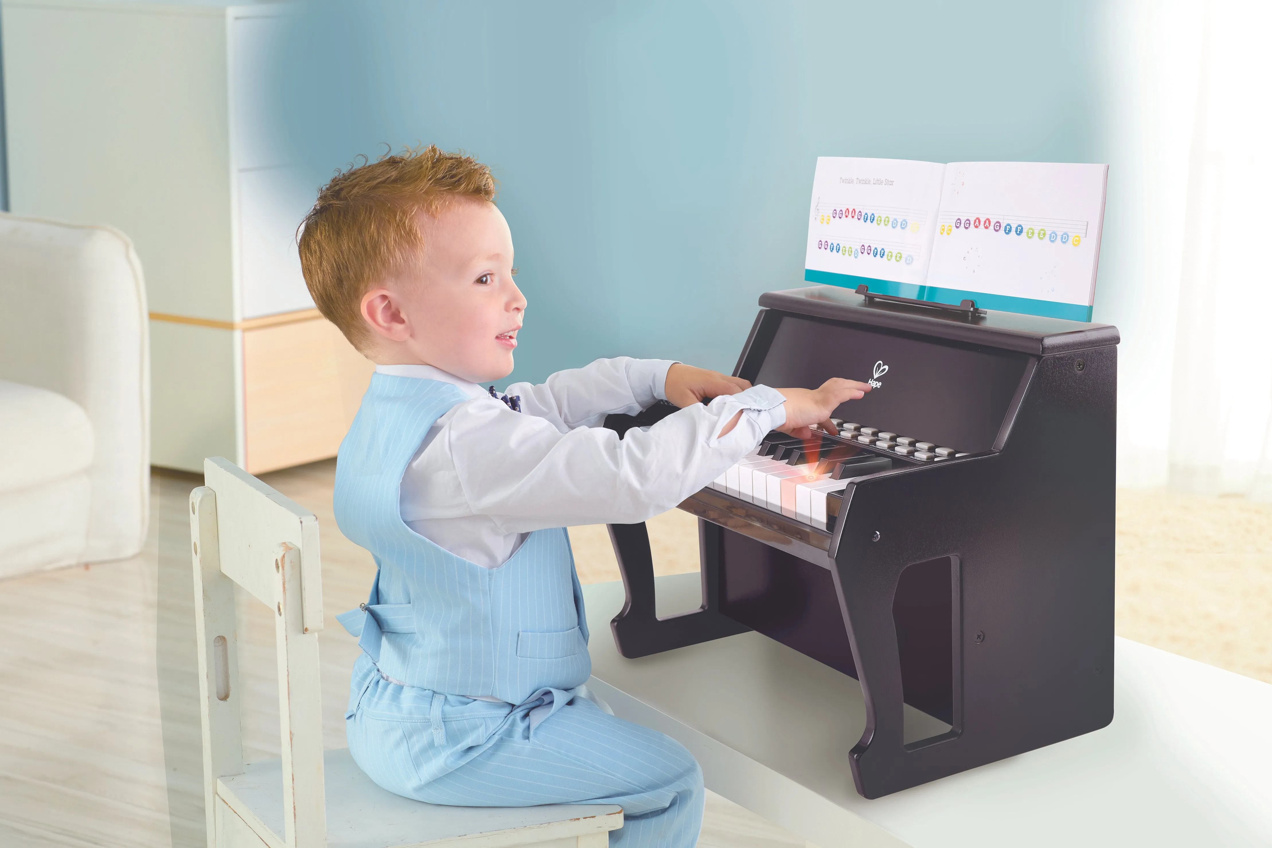 Hape Learn with Lights Piano Black