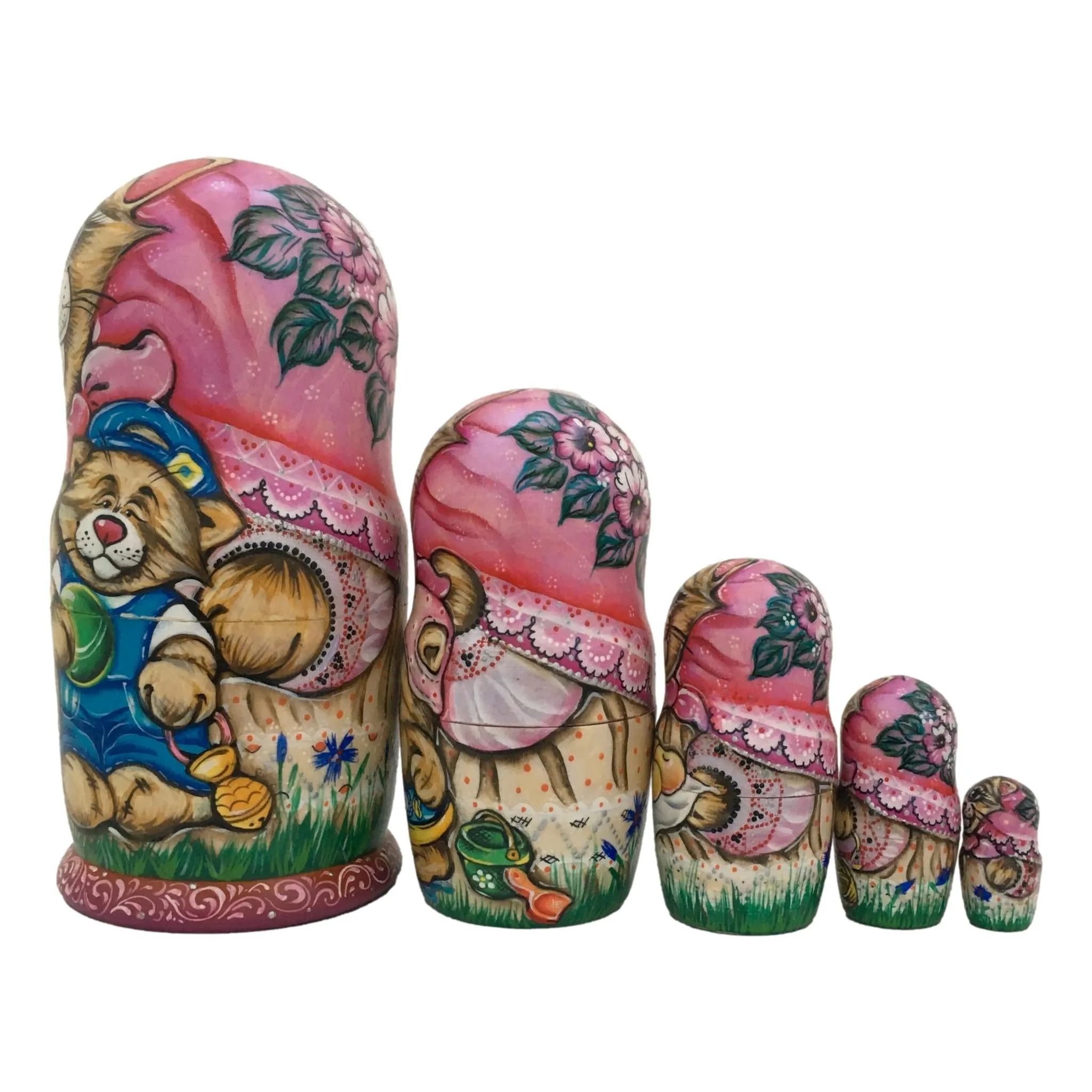 Happy Cats Russian Dolls Set