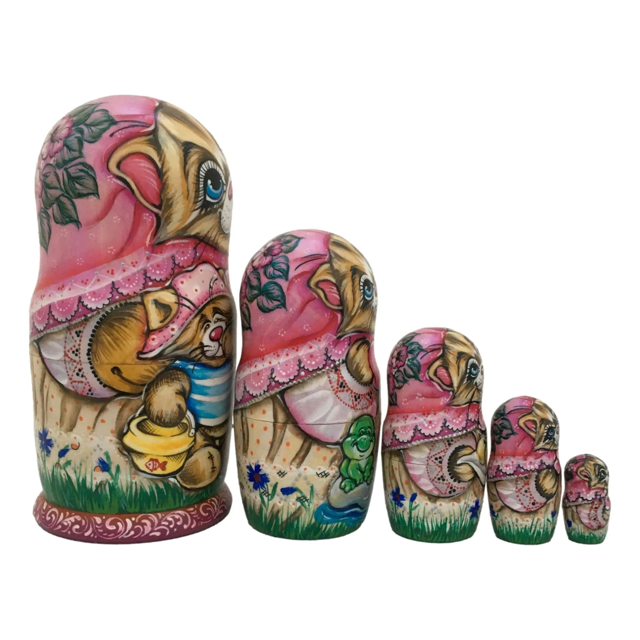 Happy Cats Russian Dolls Set