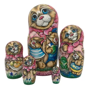 Happy Cats Russian Dolls Set