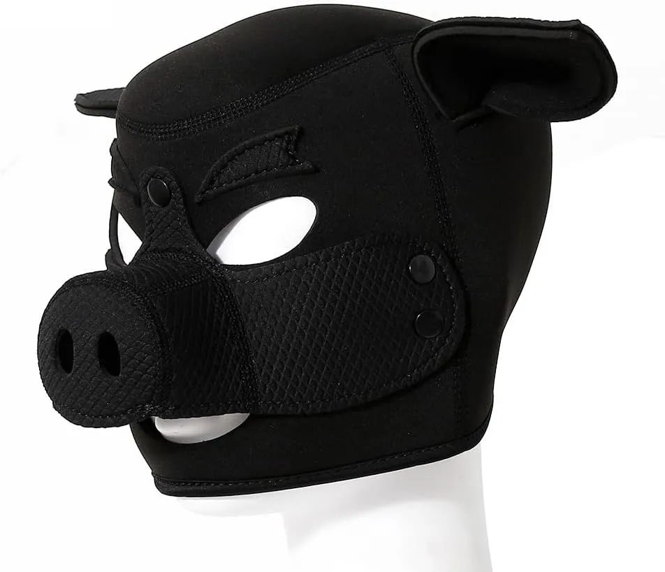 Head Masks Piggy Mask Full Head Mask Neoprene Animal Head Mask Costume vacuum untapped mennonite Pig 