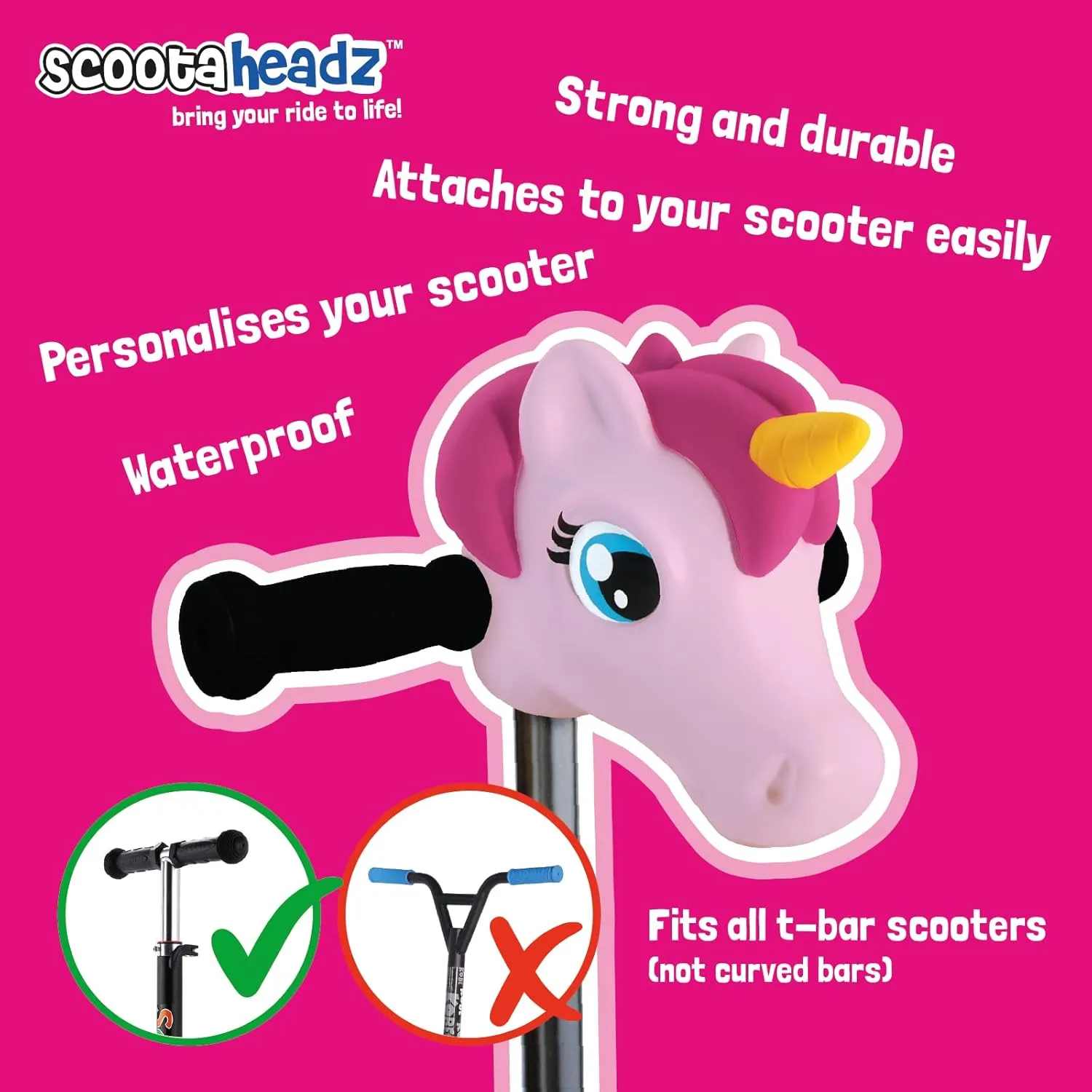 Head Youth Unisex Children's Bicycle Handlebar decipher seaway thing Accessories Unicorn 