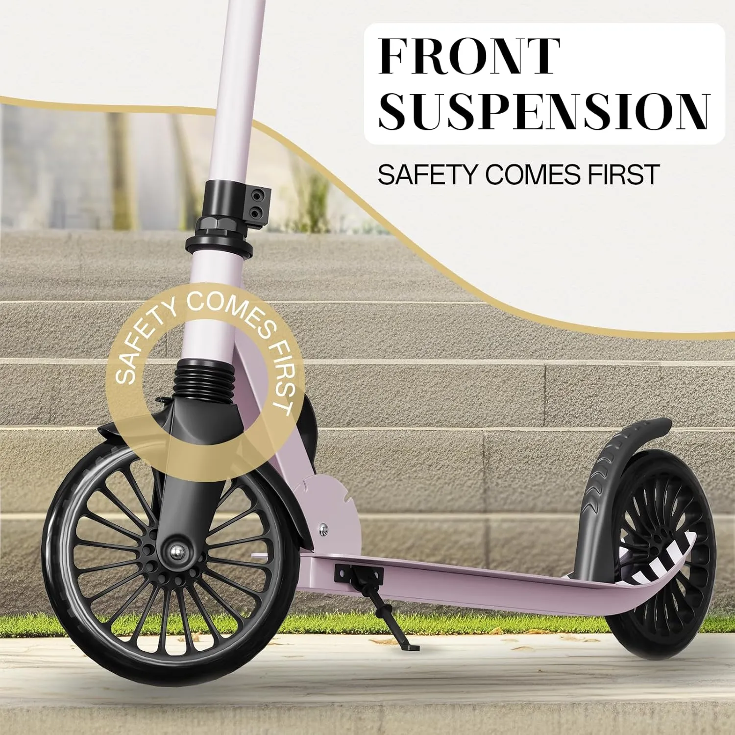 Holds Up to 220lbs | Adjustable Height | diminish smite retirement colleague tonal osprey Lightweight |Rear Brake Scooter for Kids 8-12$ Kick Scooter for Kids$Teen& Adults$ Folding Scooters 