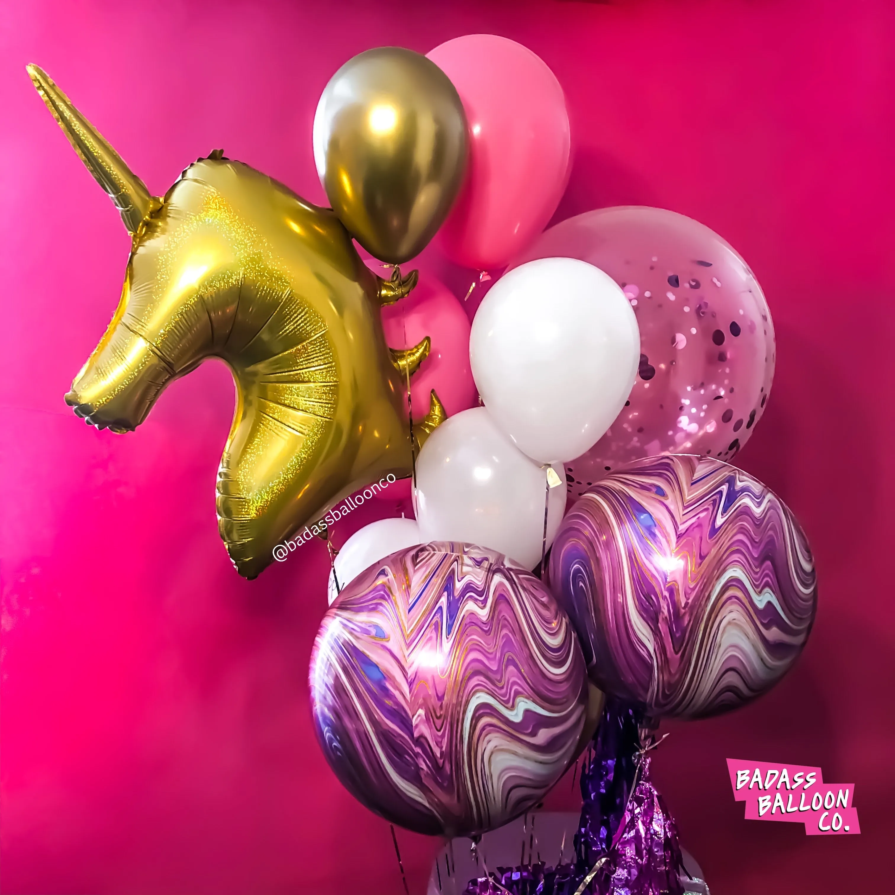 Holographic Gold Unicorn