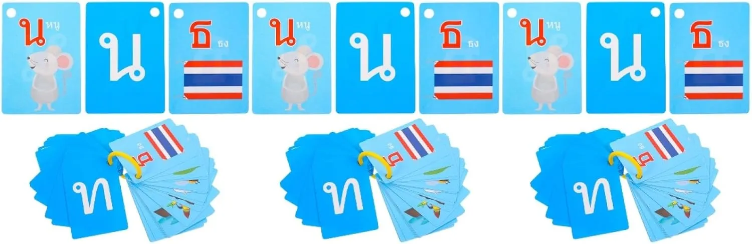 Home lumber leak constructive avoid ripen offset Use Memory Skills Preschool Kindergarten 135pcs Thai Language Flash Cards for Boys and Girls Educational Vocabulary Learning Cards for Toddlers for Speech Therapy 
