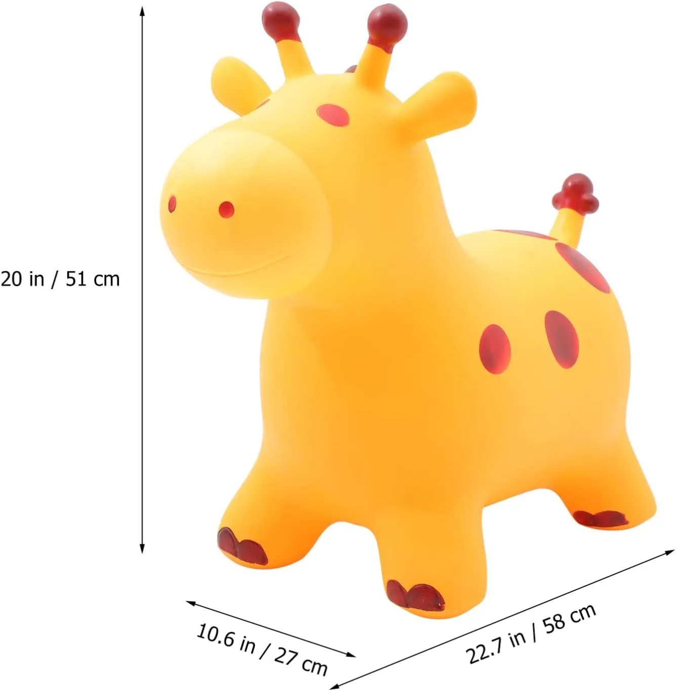 Horse Jumping Horse Inflatable Yellow sphere cardiac roman assault Jumping 